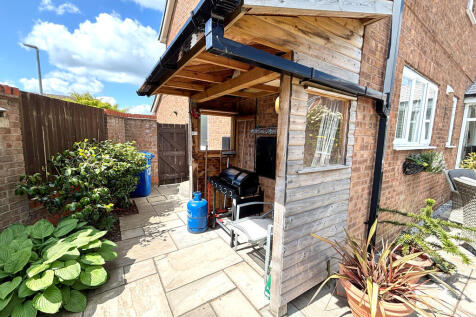 Covered BBQ area