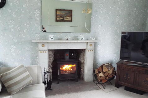 Lounge fireplace