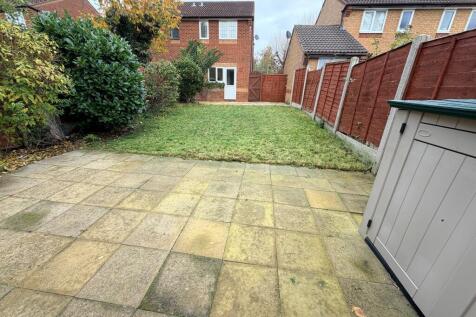 Back garden facing the house