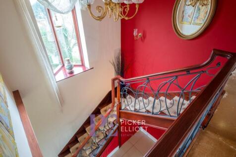Stairs to landing