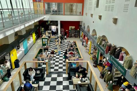 Inside cafe 
