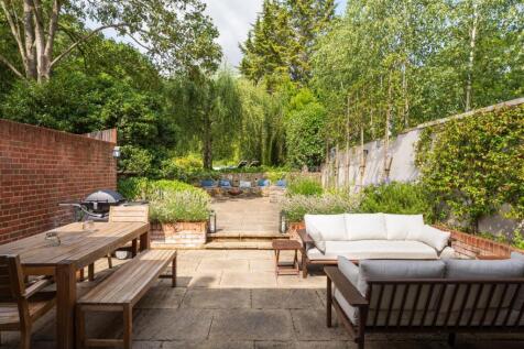 View to garden from house