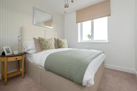 The second double bedroom overlooks the rear garden
