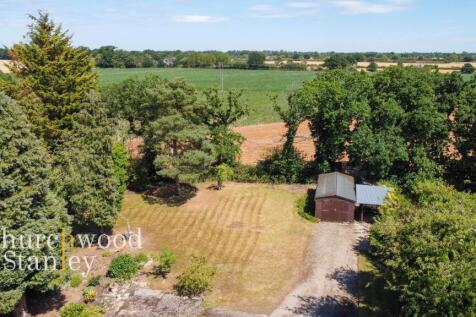 Backs onto farmland