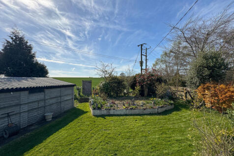 Rear garden with view
