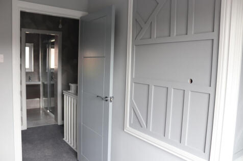 Mater bedroom featured storage