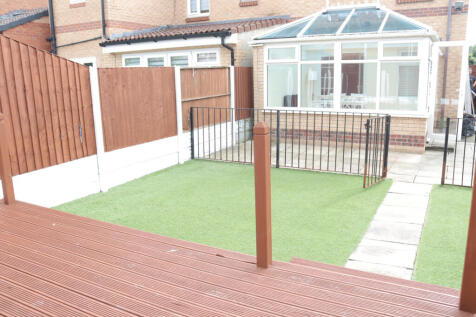 Rear Garden- Astro lawn and decking