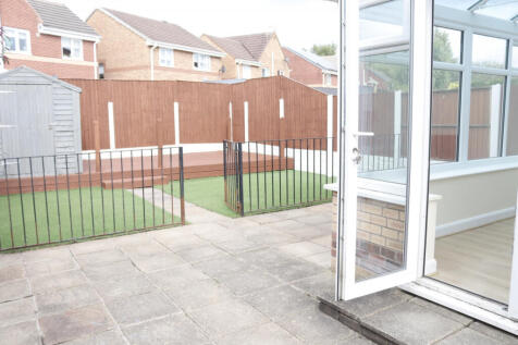 Rear Garden- Flagged area