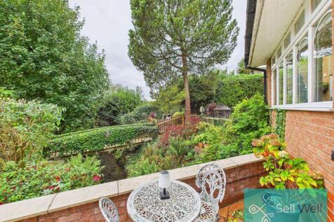 Garden Terrace with Stream View
