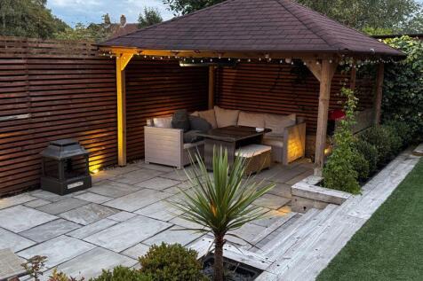 Rear Garden At Night