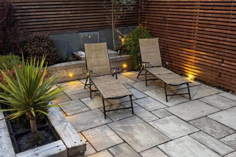 Rear Garden At Night