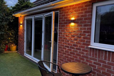 Rear Garden At Night