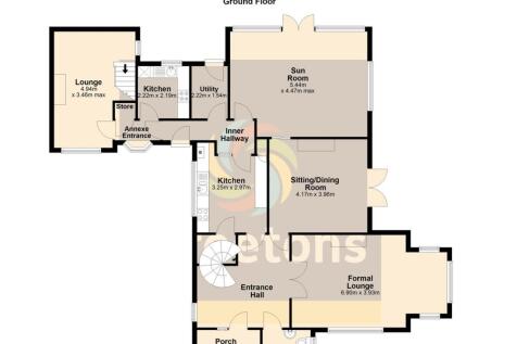 Brookfield House, St Nicholas Road, Thorne - Groun