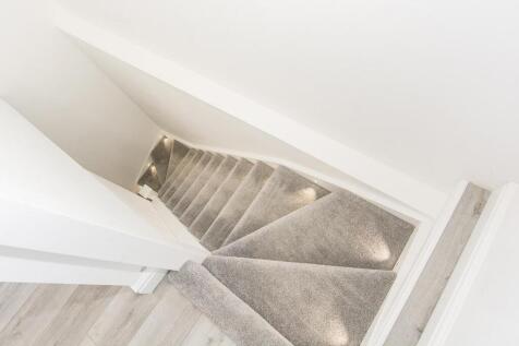 Stairs down to Games room