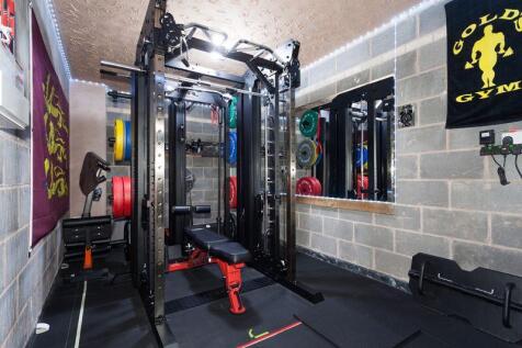CONVERTED GARAGE TO GYM