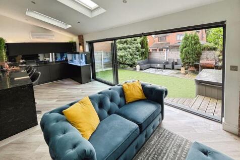 Open plan kitchen living area