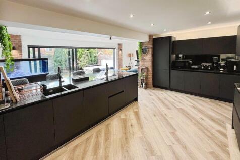 Open plan kitchen living area