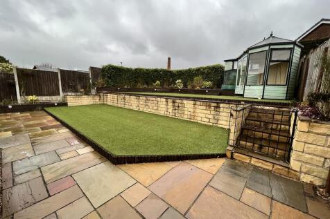 Rear garden and p...