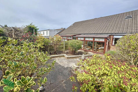 Rear garden and e...
