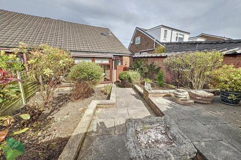 Rear garden and e...