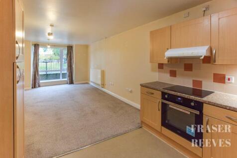 open plan kitchen to living room