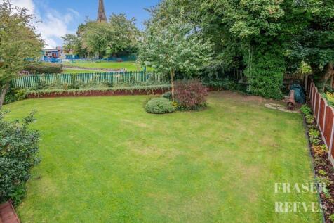 House, rear garden