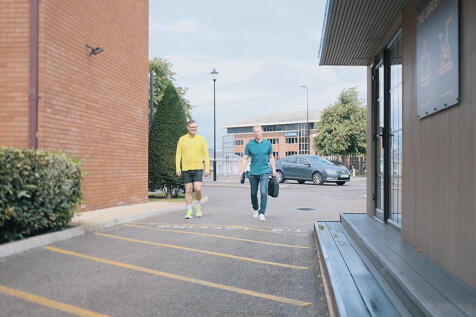 Walking To Garden Room