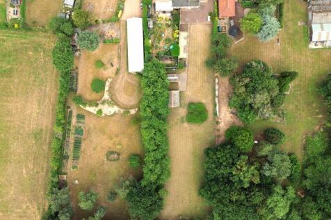 Aerial rear garden
