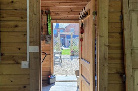 Garage view to house