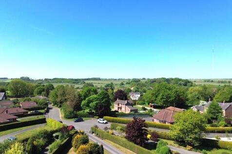 Aerial village view