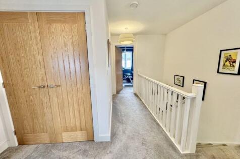Landing with cupboards