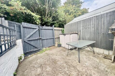 Rear courtyard