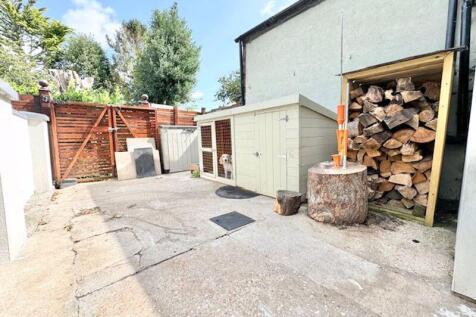 Rear courtyard
