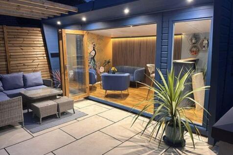 Entertaining area at night