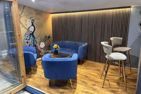 Bar lounge at night