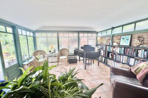 Garden view into outside
