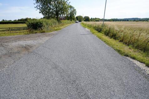 Road in front of plots