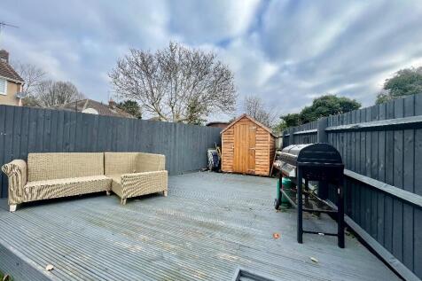 decked seating area