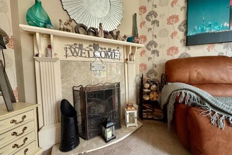 open fireplace