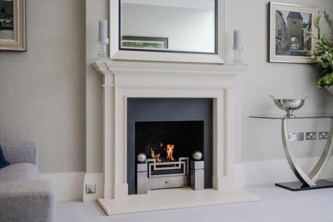 Stunning fireplace