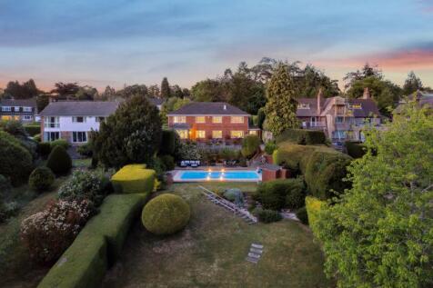 Drone shot of the house 