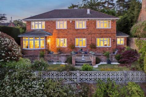 Aerial rear of house 