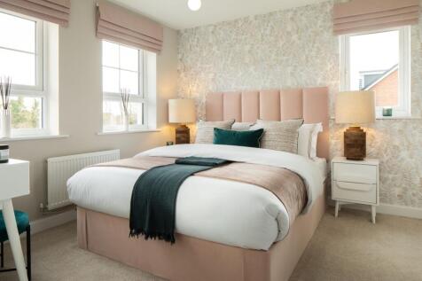 En suite main bedroom in the Hesketh. 4 bedroom home.