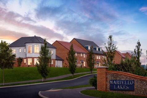 Martello Lakes externals overlooking green space