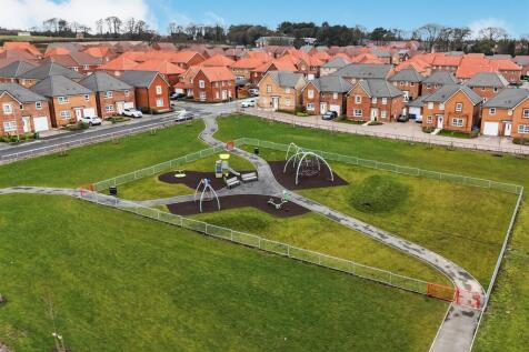 Aerial views of the development