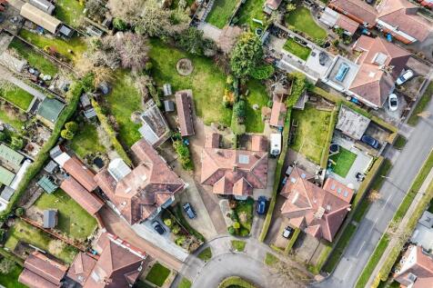 Aerial view of the property / land boundary