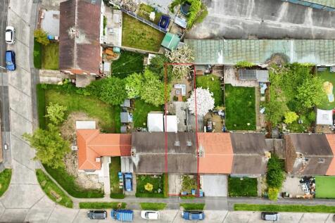 Aerial view of the property