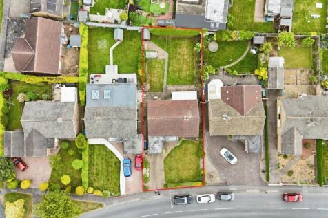 Aerial view of the property