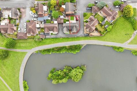 Aerial view of the property