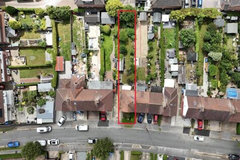 Aerial view of the property